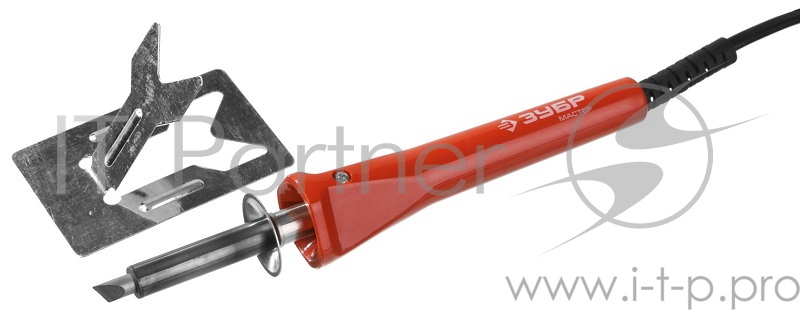 Выжигатель-ручка ЗУБР 55426 прибор мастер для пайки резки с набором насадок 5шт+нож