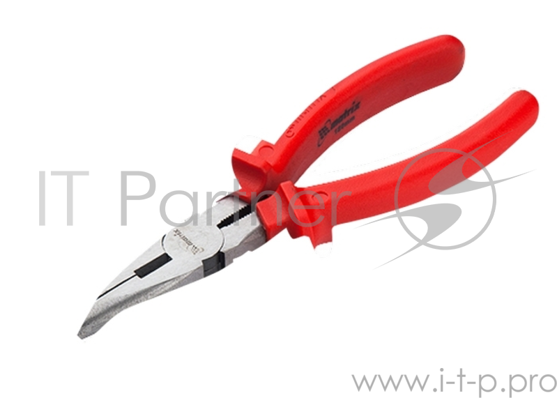 Утконосы MATRIX 17494 длинногубцы econom 160мм изогнутые шлифованные пластмассовые рукоятки