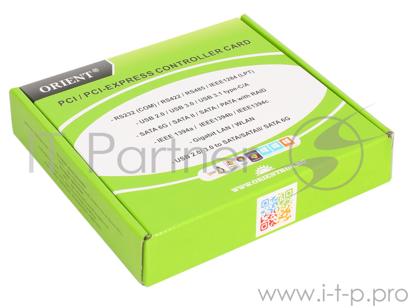 Контроллер ORIENT XWT-PE4SV1 RTL PCI-Ex to COM 4-port (ASIX AX99100)