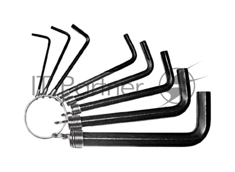 Набор торцевых ключей FIT 64163 шестигранные на кольце 8 шт 1.5-6мм