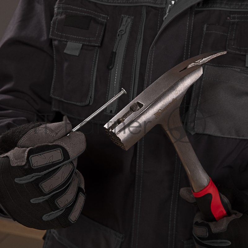 Молоток MATRIX 10620 кровельщика 600г цельнометаллический двухкомпонентная рукоятка