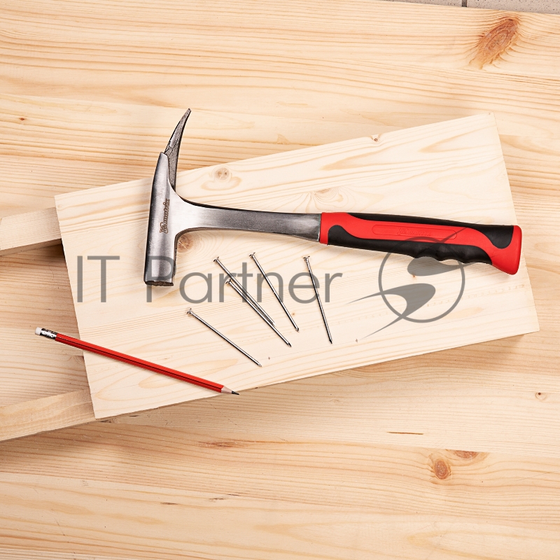 Молоток MATRIX 10620 кровельщика 600г цельнометаллический двухкомпонентная рукоятка