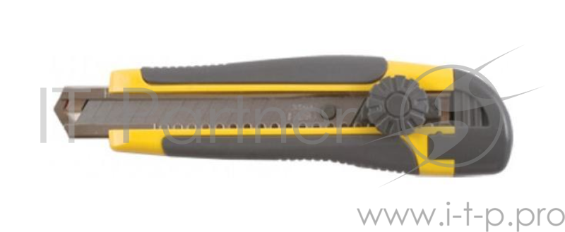 Нож FIT 10255 технический 18мм усиленный вращ.прижим лезвие 15 сегментов