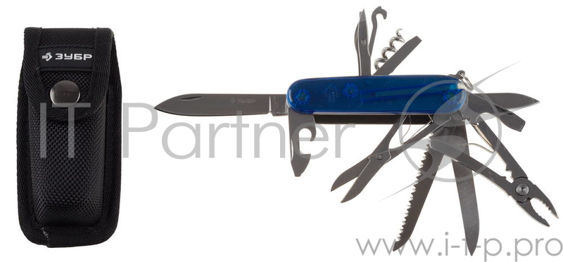 Нож ЗУБР 47786 эксперт складной многофункциональный пластиковая рукоятка 16 в 1