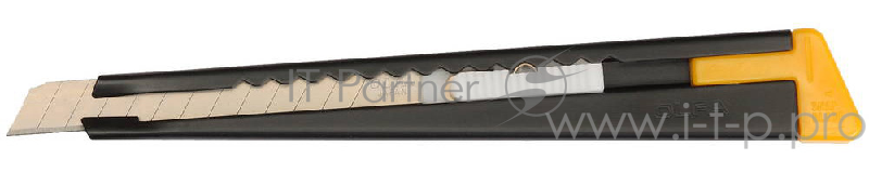 Канцелярский нож OLFA OL-180-BLACK нерж.сталь серебристый 0.9см