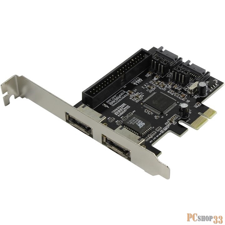 Контроллер Espada Контроллер PCI-E, SATA2 2port + eSata 2port+IDE, RAID,JMB363 (PCIE005) (43063)