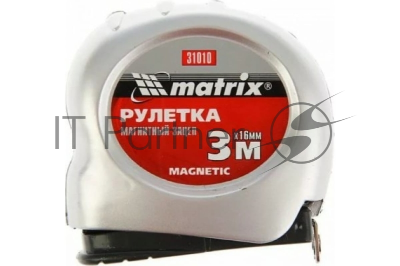 Рулетка MATRIX 31010 magnetic 3мх16мм магнитный зацеп