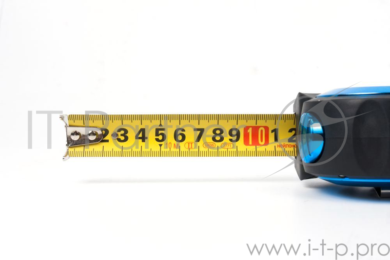 Рулетка ПРАКТИКА 647-611 10м ширина ленты 25мм, автостоп, магнит, 2-сторонняя шкала