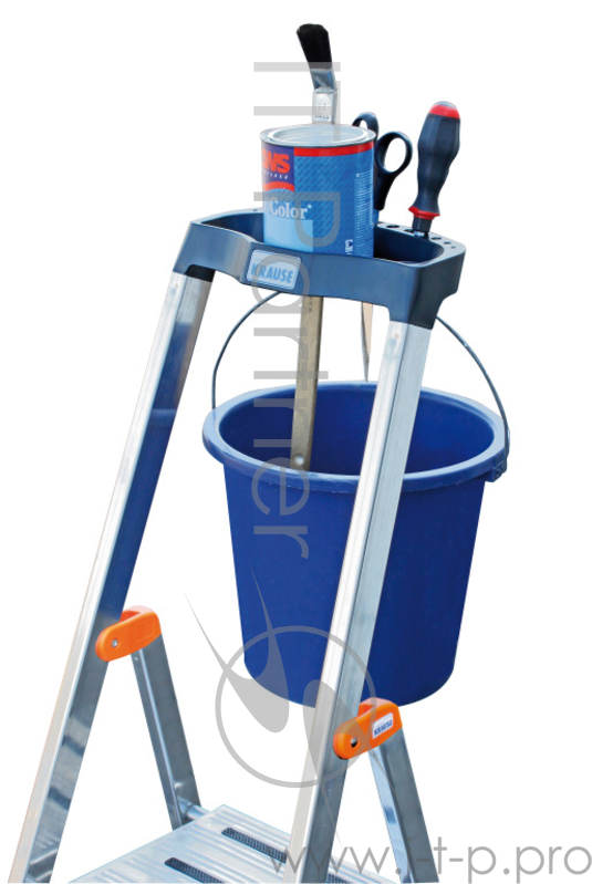 Стремянка KRAUSE SAFETY 6 ступеней раб. высота 3,27 м