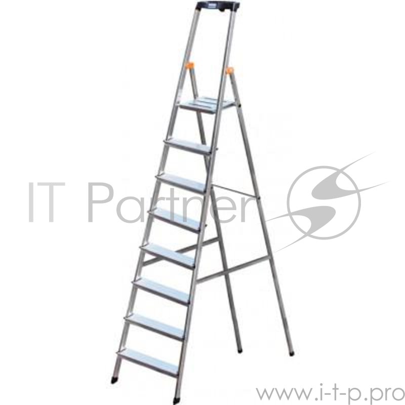 Стремянка KRAUSE SAFETY 8 ступеней раб. высота 3,71 м