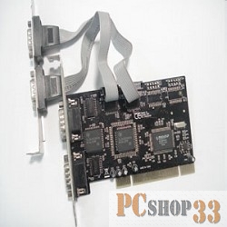 Контроллер ORIENT XWT-PS054V2 OEM {4 COM Ports, PCI}