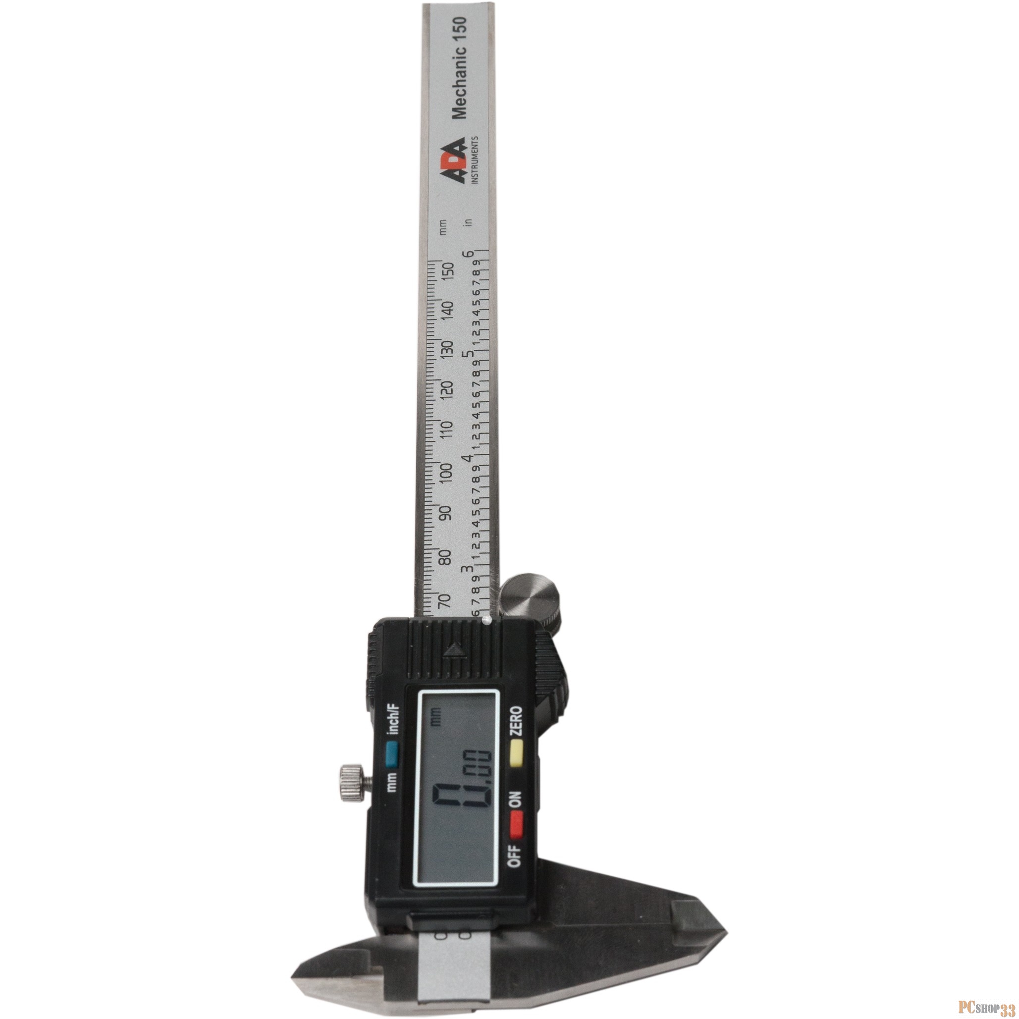 Штангенциркуль ADA Mechanic 150 цифровой,точность ±0.03мм,150см,кейс