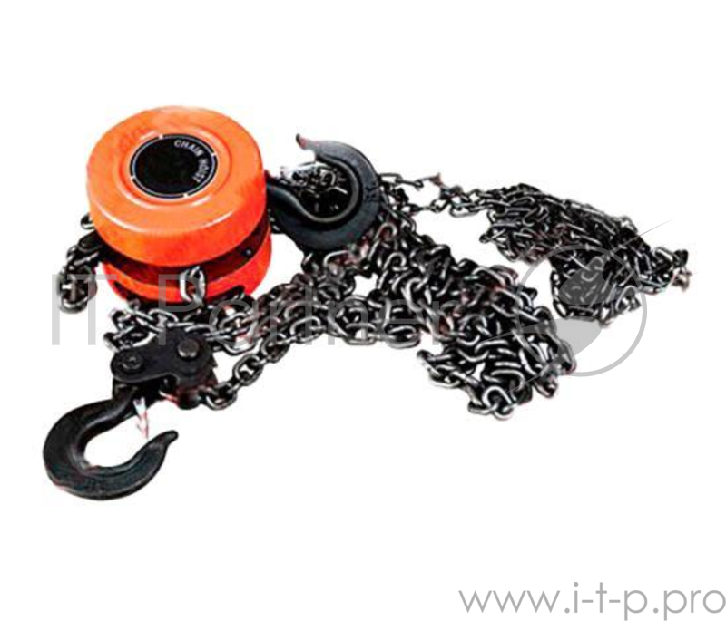 Таль механическая MATRIX 519365 цепная 2т h подъема 2.5м расстояниемежду крюками 380мм