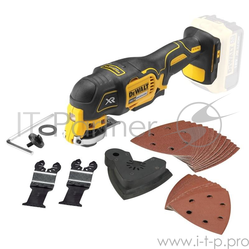Многофункциональный инструмент DEWALT DCS355N-XJ 18.0 В XR. 29 принадлежностей. без батарей и з/у