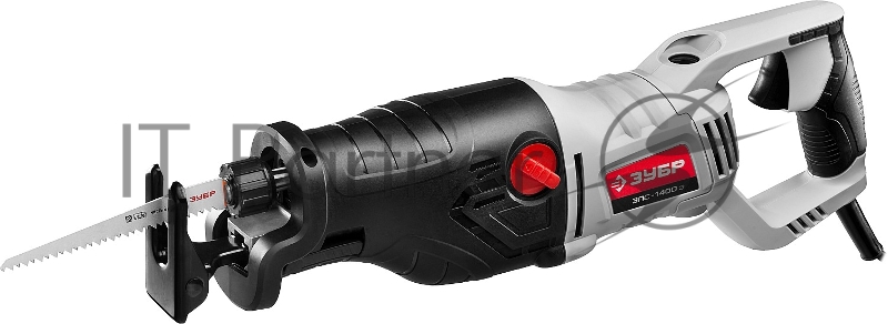 Ножовка ЗУБР ЗПС-1400 Э 1400Вт 0-2800ход/мин рез 255мм дерево 20мм сталь ход штока 32мм маятн.