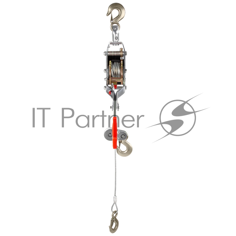 Лебедка MATRIX 52225 4т подъем 1.6т двойное храповое колесо