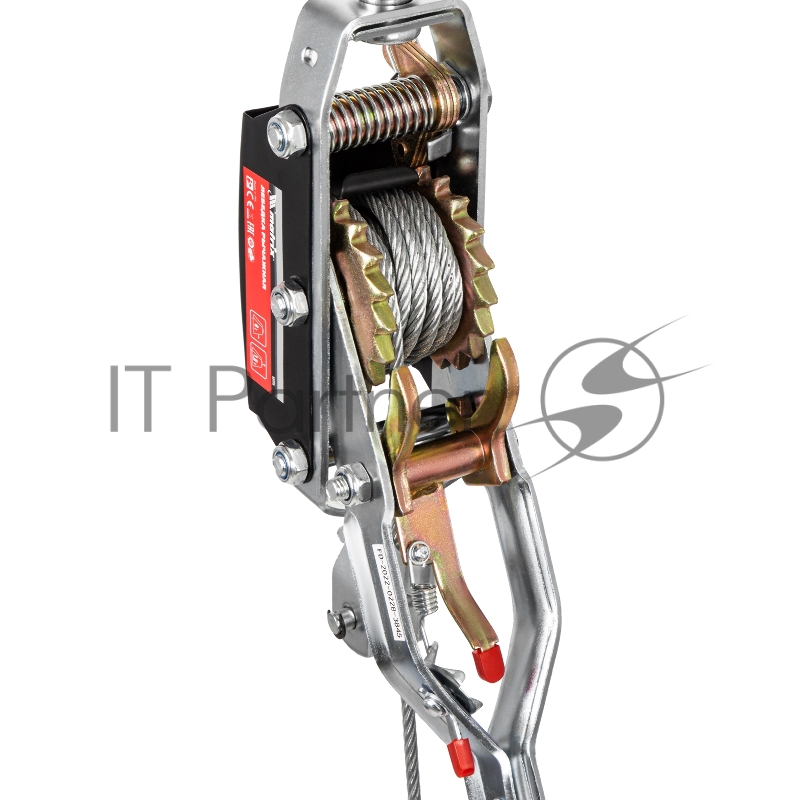 Лебедка MATRIX 52225 4т подъем 1.6т двойное храповое колесо