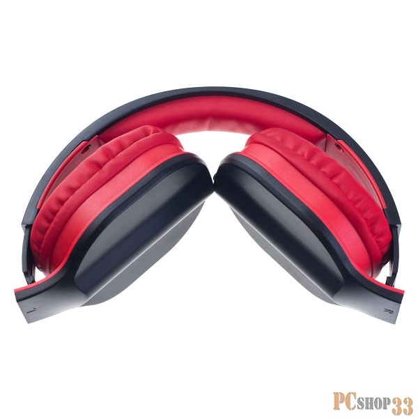 Наушники Perfeo PF_A4004 наушники полноразмерные DUAL черные/красные