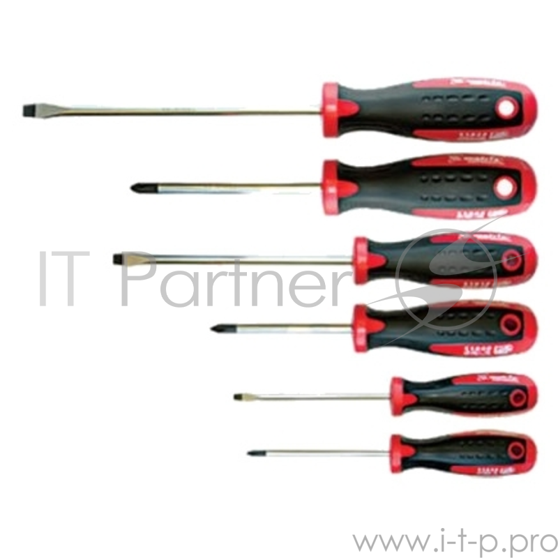 Набор отверток MATRIX 13303 сталь s2 двухкомпонентные рукоятки 6шт