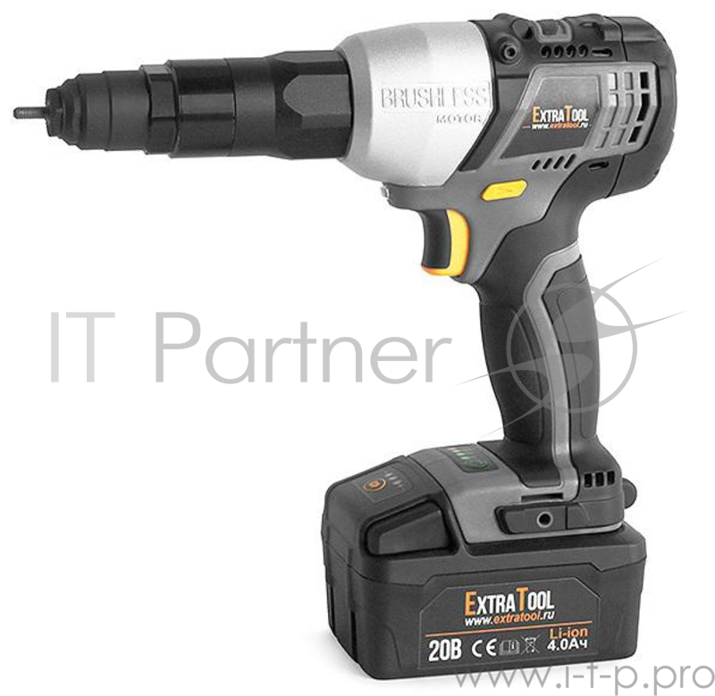 Заклепочник MESSER EXTRATOOL RV2010 для резьбовых заклеп., заклепки: М4-М10 мм, Li-Ion х2, 20 В