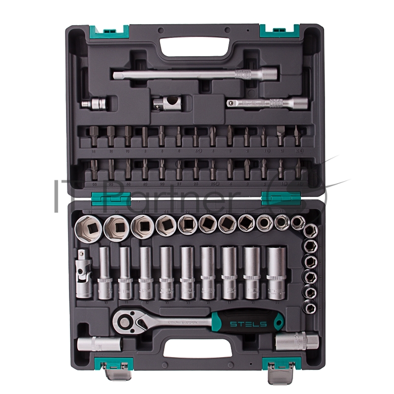 Набор инструментов STELS 14103 1/2'' CrV пластиковый кейс 60 предм.