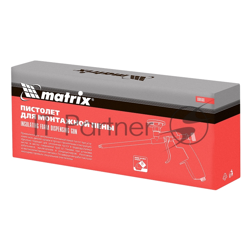 Пистолет для монтажной пены MATRIX 88668