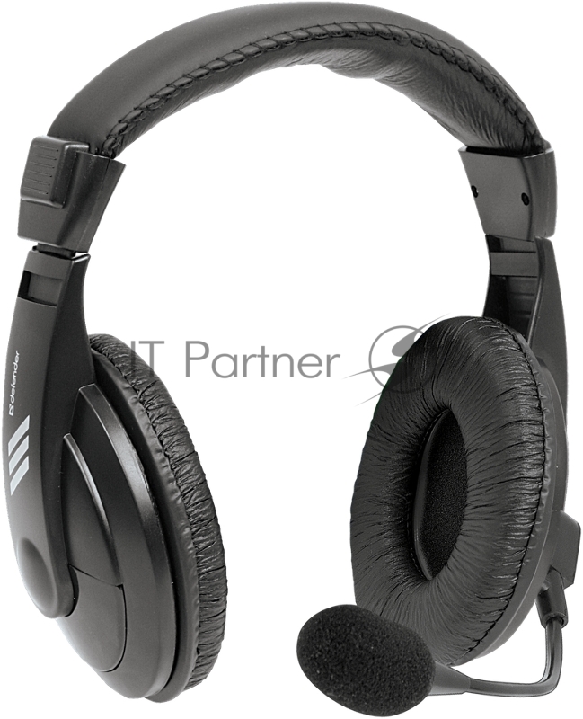 Наушники Defender Gryphon 750U USB, черный, 1.8м кабель 63752