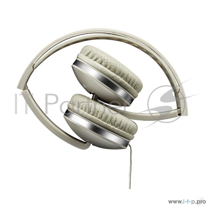 Наушники и микрофоны CANYON CNS-CHP4BE Stereo headphone with microphone and switch of answer/end phone call, cable 1.2M, Beige