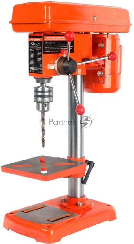 Станок сверлильный PATRIOT SD 500, Мощность, Вт: 500. Тиски в комплекте., шт
