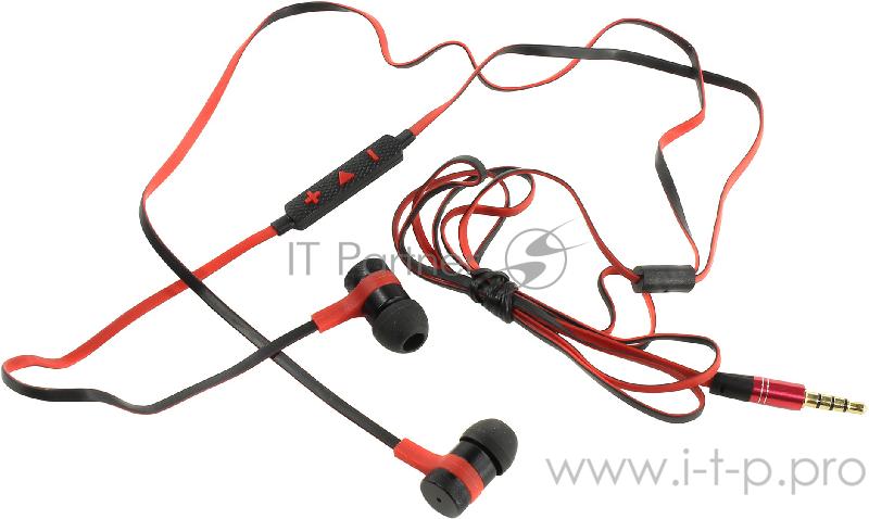 Наушники Defender Stella черный + красный, кабель 1,2 м Redragon 64435