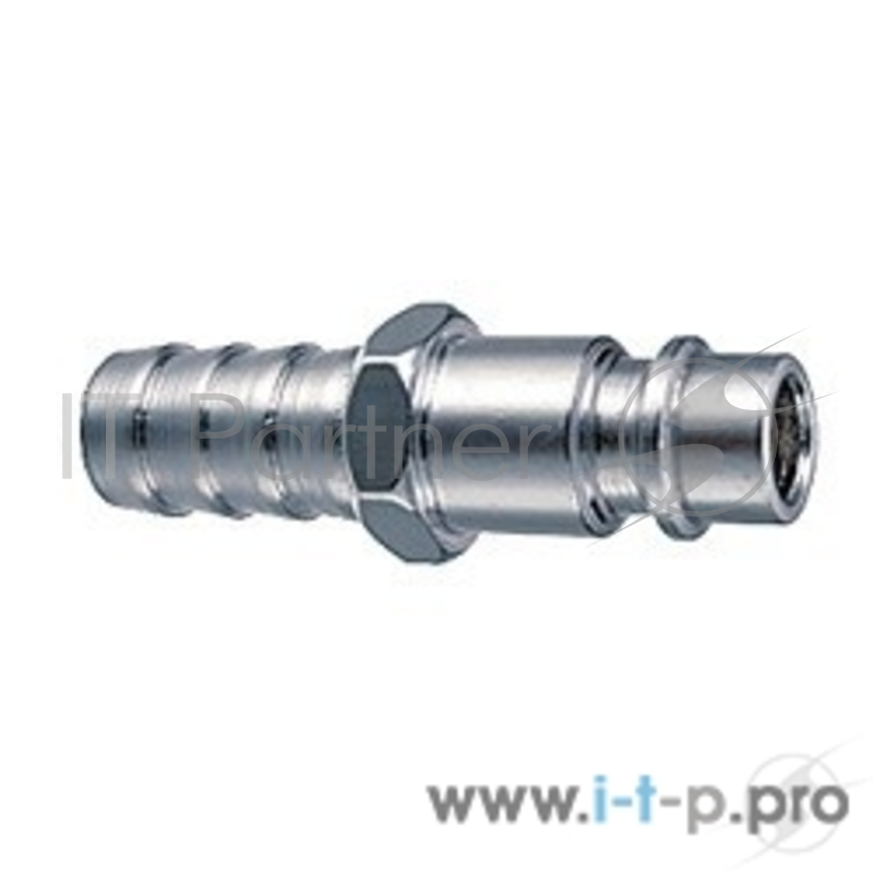 FUBAG Разъемное соединение рапид (штуцер)_елочка 8мм с обжимным кольцом 8х13мм_блистер 1 шт, шт