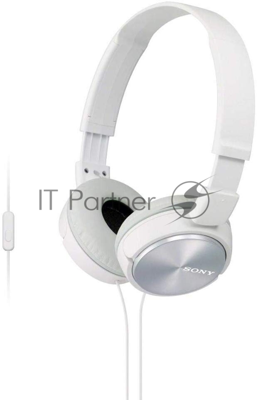 наушники SONY MDR-ZX310APW накладные, цвет белый