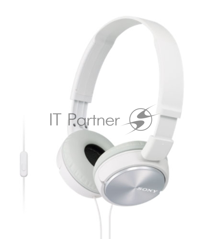 наушники SONY MDR-ZX310APW накладные, цвет белый