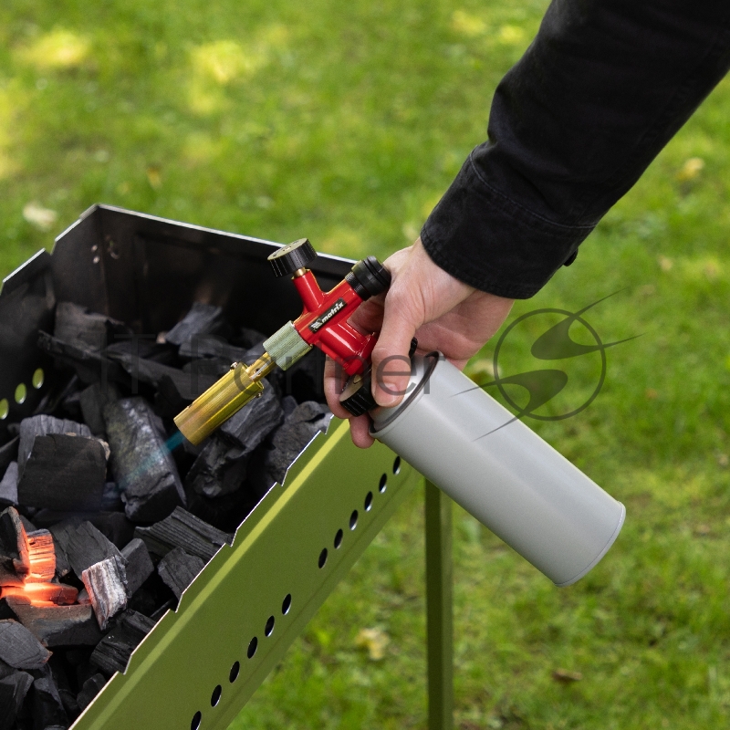 Горелка MATRIX 91426 профессиональная на газовый баллон пьезоподжиг металл. корпус