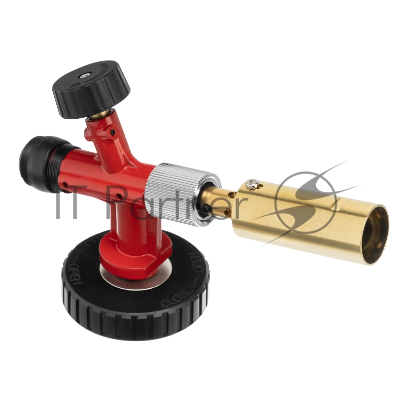 Горелка MATRIX 91426 профессиональная на газовый баллон пьезоподжиг металл. корпус