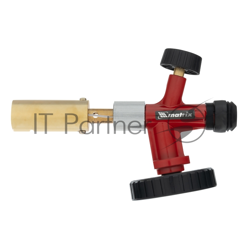 Горелка MATRIX 91426 профессиональная на газовый баллон пьезоподжиг металл. корпус