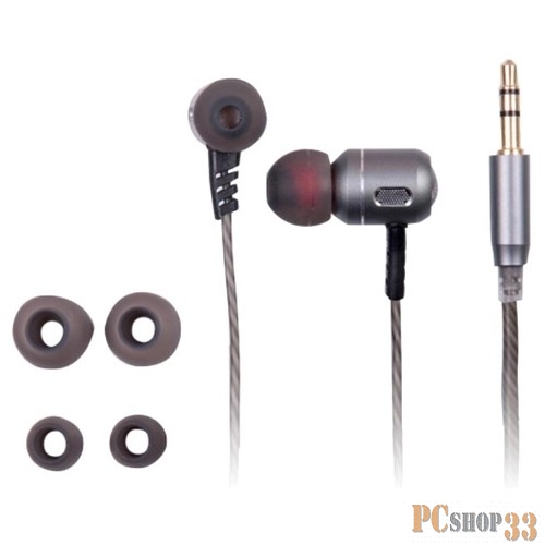 Наушники RITMIX RH-140 Space grey наушники, вкладыши {92 дБ, разъем mini jack 3.5mm}