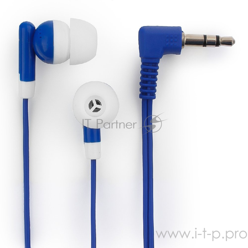 Наушники, микрофоны Гарнизон Наушники вставки Гарнизон GE-120B, синий