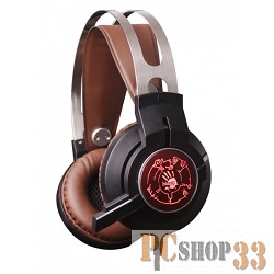 Наушники A4 Bloody G430 черный/коричневый 2.2м мониторы оголовье