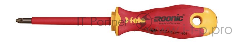 Диэлектрическиая отвертка Felo крестовая +/- Z 2X 100 41720390