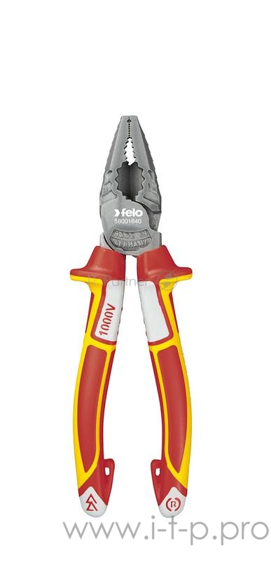 Диэлектрические комбинированные плоскокубцы Felo 160 мм 58001640