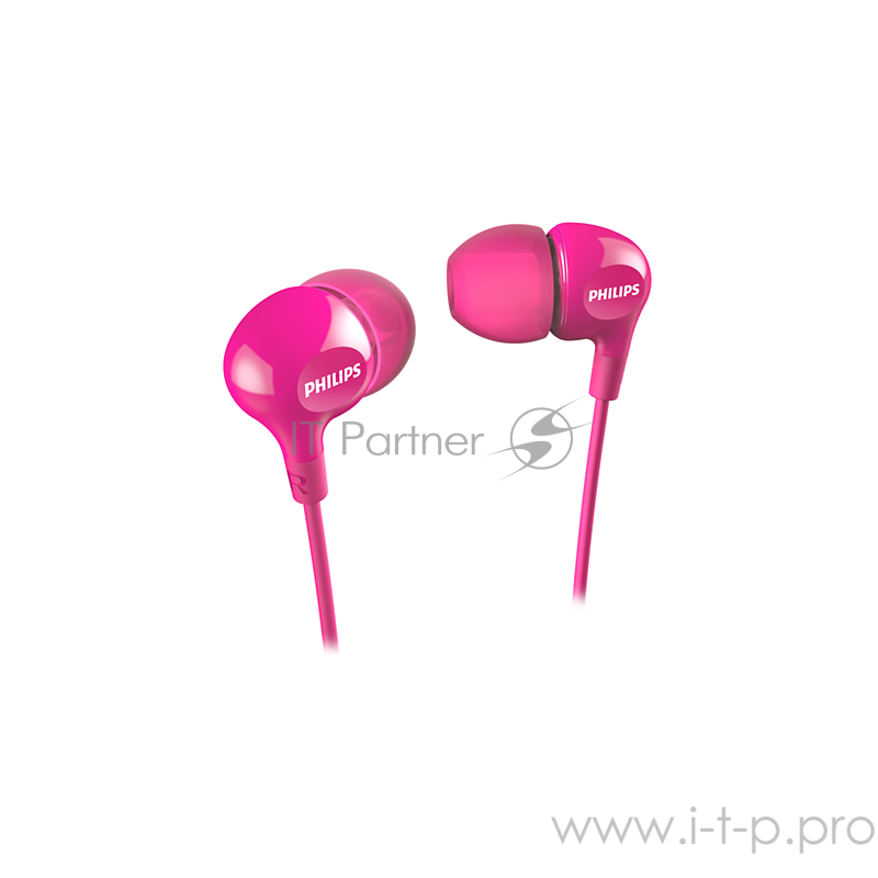 Наушники PHILIPS SHE3550PK, вкладыши, розовый, проводные