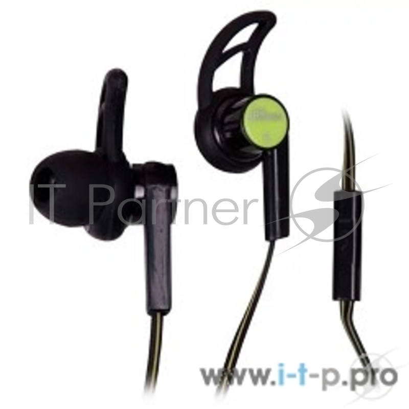 Наушники RITMIX RH-126M Black green