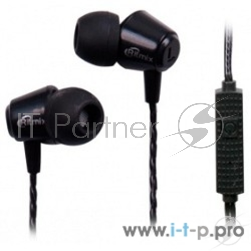 Наушники RITMIX RH-120M Black
