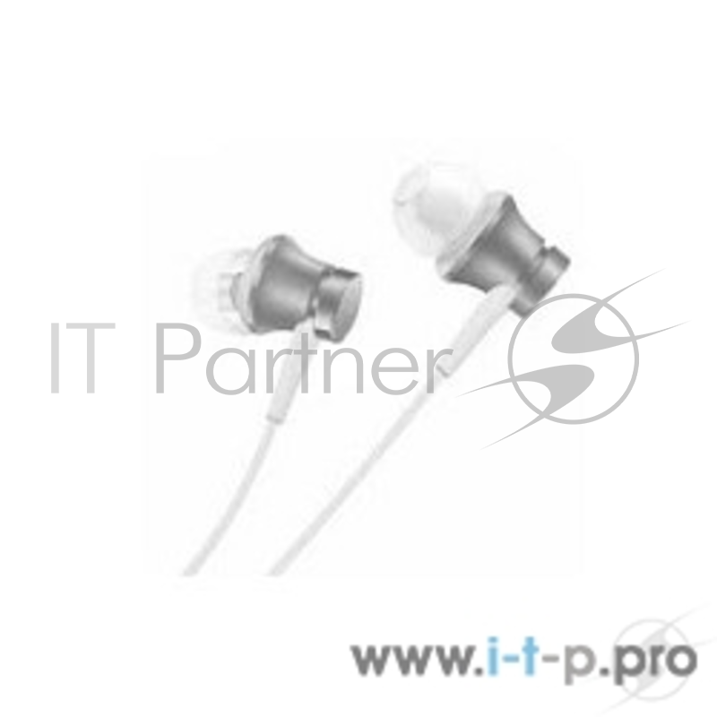 Наушники Xiaomi Mi In-Ear Headfones Basic Silver/серебристый ZBW4355TY