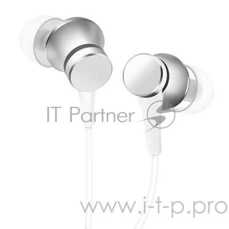 Наушники Xiaomi Mi In-Ear Headfones Basic Silver/серебристый ZBW4355TY
