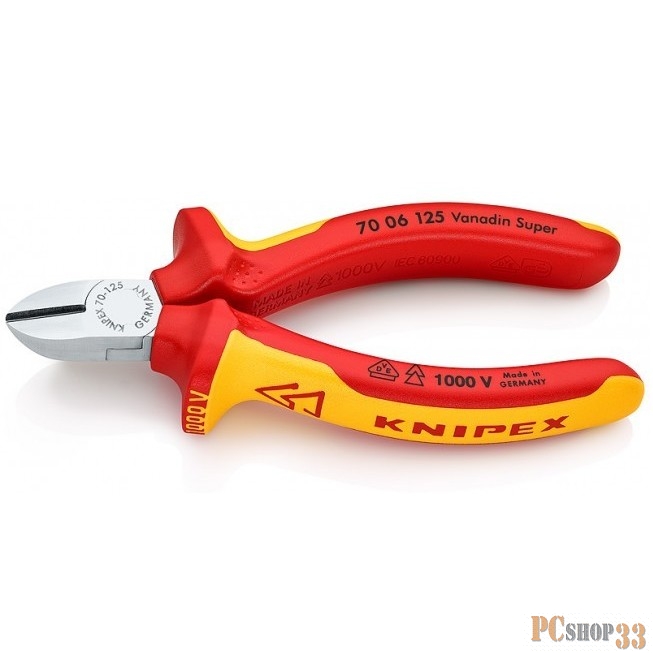 Кусачки диагнональные KNIPEX 70 06 125 125мм