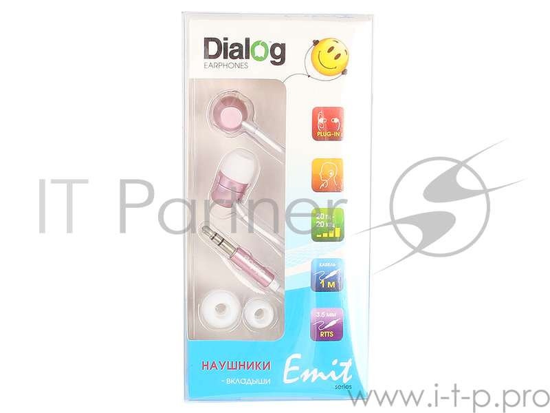 Наушники Наушники EP-F57 PINK Dialog розовая