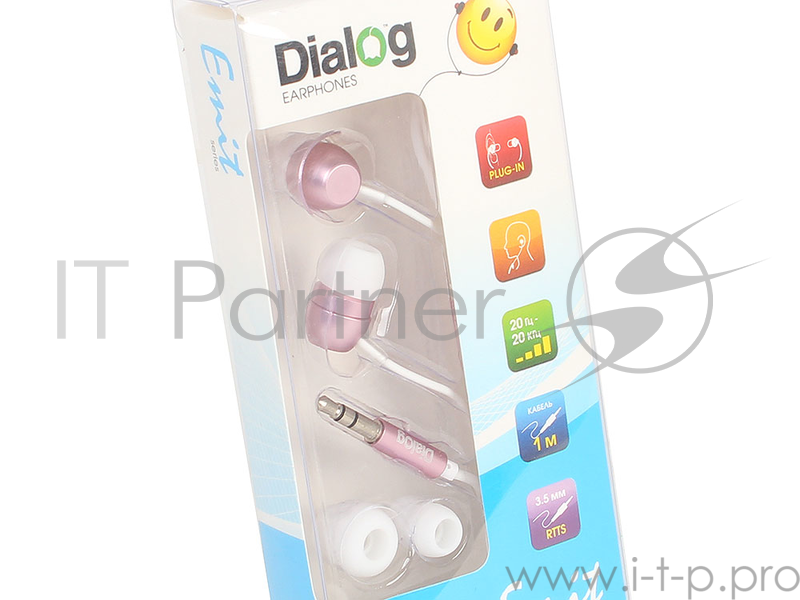 Наушники Наушники EP-F57 PINK Dialog розовая
