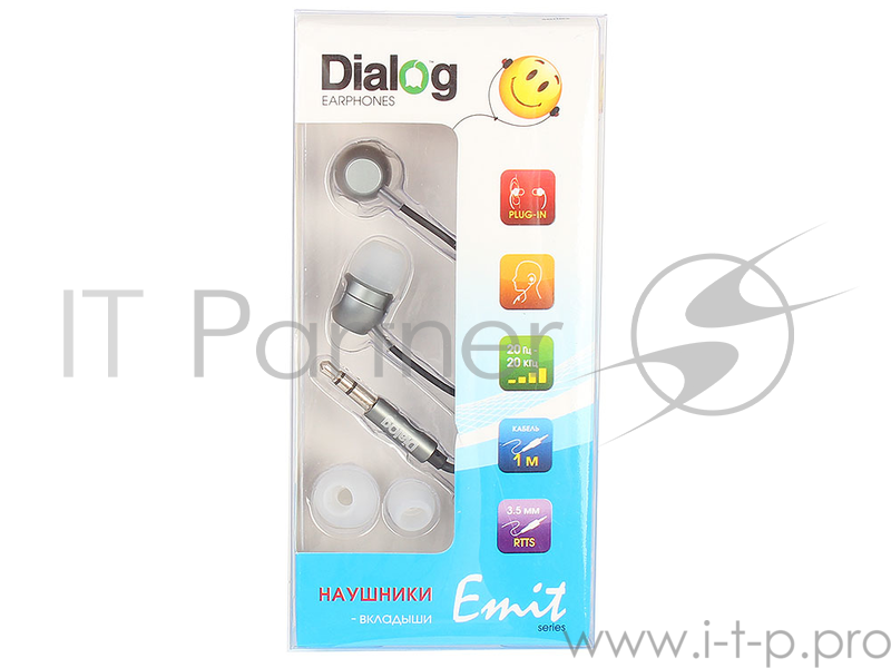 Наушники Наушники EP-F57 GREY Dialog серая